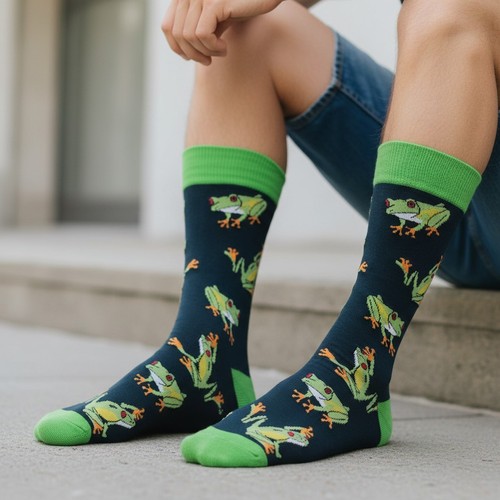 Herren frosch socken - frosch, neuheit