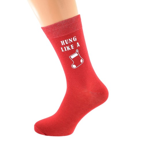 Hung like stocking - like,